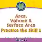 Geometry: Area, Volume & Surface Area - Practice the Skill 1 - FLASH-MAC