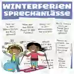German: Winter Holidays Speaking Card Set