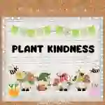 Gnomes Bulletin Board Spring Kindness Classroom Decoration Summer Door Decor