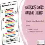 Goodbye Calls | Animal Themed