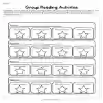 Group Reading Activities Worksheet