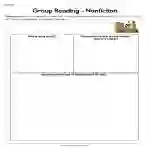 Group Reading Non-Fiction Worksheet