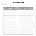 Group Research Worksheet
