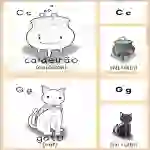 Halloween Coloring Fun - Coloring in Portuguese and English (Letra C e G)