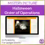 Halloween Math Order of Operations Mistery Picture Activity
