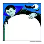 Halloween Vampire Dracula Writing Paper