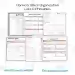 Home & Office Organization: Lists and Printables