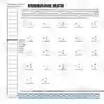 Hurricane Math Worksheet by Teach Simple