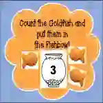 Identify the Number and Counting with One-to-One Correspondence with GOLDFISH!