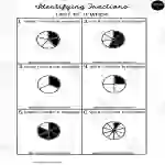 Identifying Fractions | Math Worksheet by Teach Simple