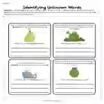 Identifying Unknown Words Worksheet 