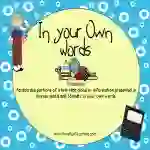 In Your Own Words Paraphrase Activity