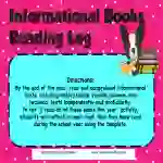 Informational Books Reading Log Activity