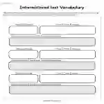 Informational Text Vocabulary Worksheet