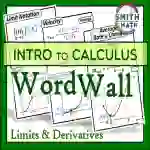 Intro to Calculus Word Wall
