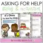 It's Okay To Ask For Help | Social Skills Story and Activities | K-2nd Grade