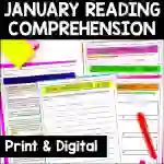 January Reading Comprehension Passages | Monthly Reading Passages | MLK Day