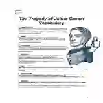 Julius Caesar Vocabulary worksheet and quiz