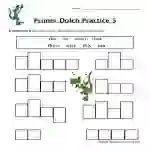 Kindergarten Sight Words S to T Worksheet