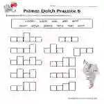 Kindergarten Sight Words U to W Worksheet