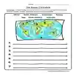 Labeling Continents Worksheet by Teach Simple