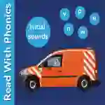 Learn The Initial Phonic Sounds 'v, n, p, w, e'