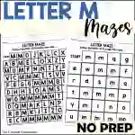 Letter M Mazes