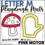 Letter M Playdough Mats