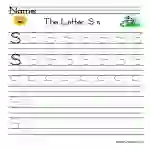 Letter S Handwriting Practice Worksheet