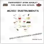 Literacy worksheets: musical instruments
