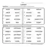 Long A Worksheet