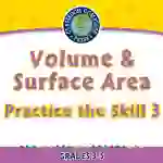 Measurement: Volume & Surface Area - Practice the Skill 3 - FLASH-MAC