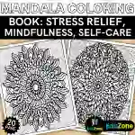 Meditative Mandalas: Printable Coloring Book for Relaxation.