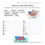 Memorial Day ABC Order Worksheet