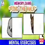 MEMORY GAME "FIND THE HALF"