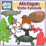 Michigan State Symbols Clip Art