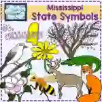MISSISSIPPI State Symbols Clip Art
