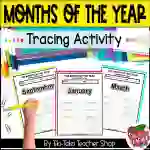 Months Of The Year - Tracing Activity