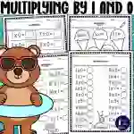 Multiplying by 1 and 0 *Posters & Worksheets*