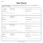 New Words Worksheet