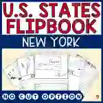 New York State Flipbook (Capital, Bird, Flower, Flag, Animal)