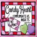 NO PRINT Candy Heart Compliments Distance Learning