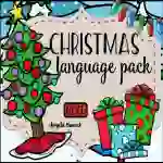 NO PRINT Christmas Receptive Expressive Language Activities Pack