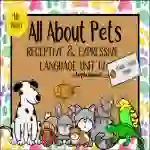 NO PRINT Digital Desk Pet Resort Auxiliary Verbs & Past Tense Verbs