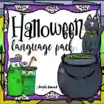 NO PRINT Halloween Receptive Expressive Language Activities Pack