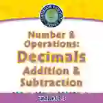 Number & Operations: Decimals - Addition & Subtraction - MAC Software