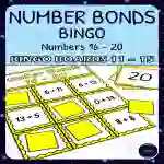 Number Bonds 16-20 Bingo - Boards 11-15