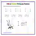 Number Handwriting Practice