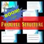 Parallel Structure Digital Boom Cards- Distance Learning