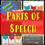 Parts of Speech Digital Boom Cards - Distance Learning
